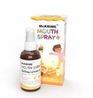 ?? mckrime mouth spray 20 ml ?? สเปรย์พ่นสำหรับเด็ก รสส้ม แก้ไอ เจ็บคอ เสริมภูมิ #10258