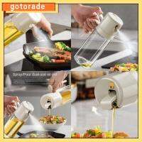 GOTORADE 550มล./17ออนซ์ เครื่องพ่นน้ำมันแบบ2 in 1 เปิดอัตโนมัติ พร้อมหัวฉีด เครื่องกดน้ำมัน แบบพกพาได้ สีเทาอ่อน เครื่องจ่ายน้ำมันมะกอก การทำอาหารการทำอาหาร