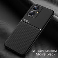 LENUO เคส เคสโทรศัพท์ Realme 10 Pro Plus 4G 5G Case Slim Silicone Softcase Camare Protection Back Cover Texture Casing Compatible with Magnetic Car Holder