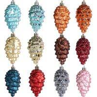 【hot】❏ﺴ♤  Hanging 9cm/8pcs Matte Balls Plastic Cones New 2023 Decorations