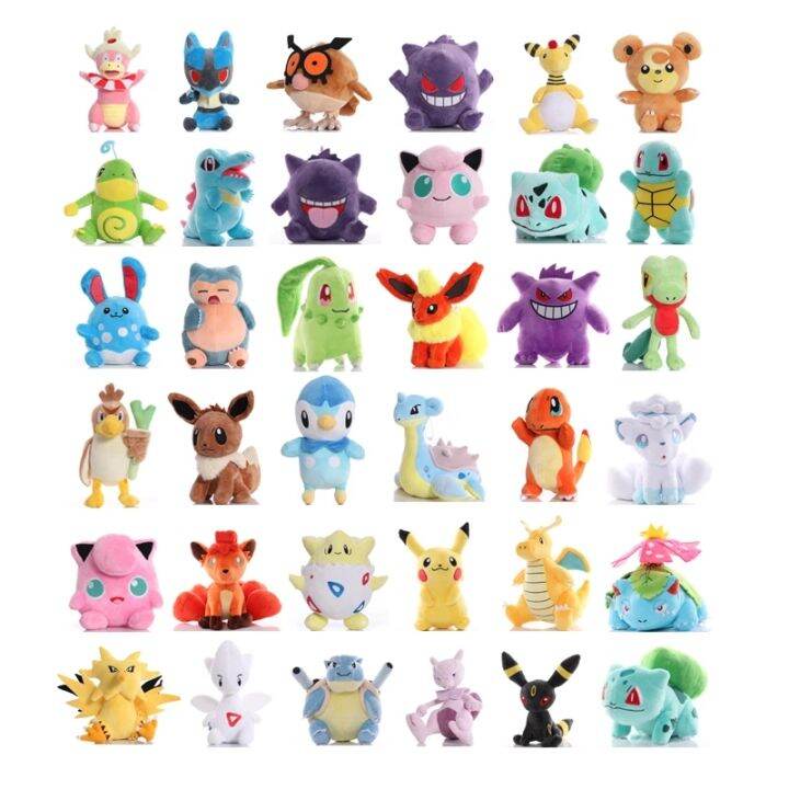 1pcs 18-26cm Pokemon Pikachu Snorlax Gengar Venusaur Eevee Dragonite ...