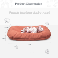 Simple Baby Lounger, Soft Flannel Baby Nest, Skin-friendly Baby Bassinet, Infant Floor Seat, Newborn Essentials