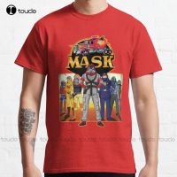 Always Wear Your M.A.S.K Classic T-Shirt White On Down Shirt Custom Aldult Teen Unisex Digital Printing Tee Shirt