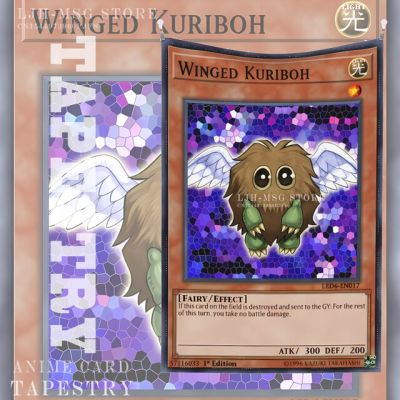 พรมอะนิเมะญี่ปุ่นแขวนผนังตกแต่งห้องฮิปปี้ Yu Gi ลายสก๊อต Kuriboh ผ้าลายยิปซีตกแต่งผนังห้องนอนตกแต่งบ้านในพื้นหลัง