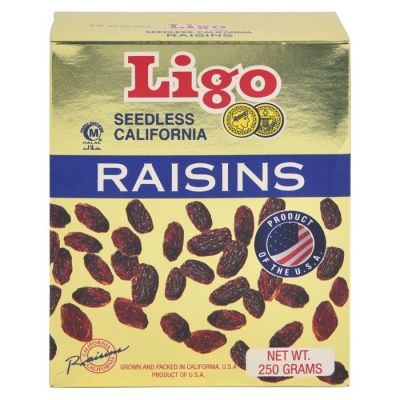 🇺🇸 Ligo Raisins ลิโก้ ลูกเกดอบแห้ง  250 กรัม