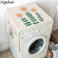 Washing Machine Cover Sun Protection Waterproof Pocket Portable Kitchen Refrigerator Dust Covers Household Home Decoration Pads Washer Dryer Parts  Ac