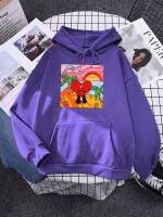 Bad Bunny Sad Love Heart Beach Sun Dolphin Palm Tree Women Hoody Fashion Basicsweatshirt Harajuku Casual Hoodies Trend Warm Top Size Xxs-4Xl