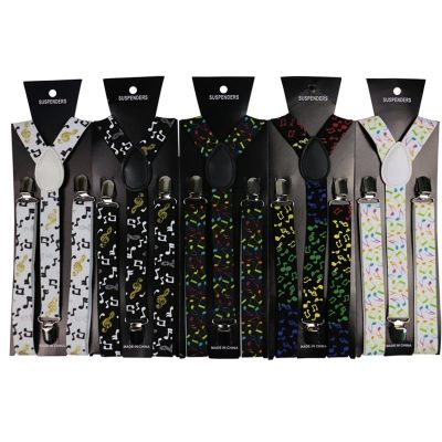 2.5cm Wide Adult Strap Elastic Suspenders Adjustable Unisex Universal