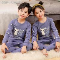 Panorão 17fw4676 Conjuntos De Pijamas Para Crianças Roupas Dormir Algodão Meninos E Meninas 3 A 13 Anos