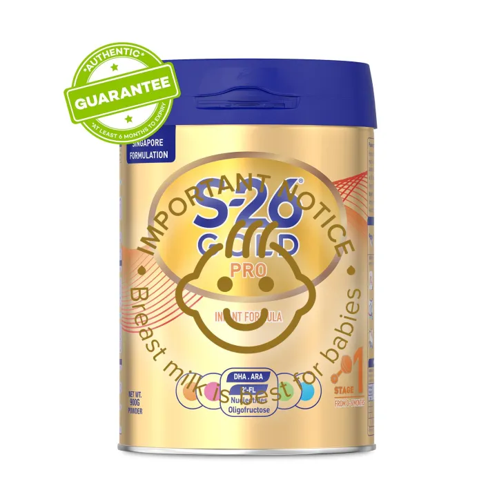 Wyeth Nutrition S26 Wyeth Nutrition GOLD PRO Stage 1 Infant Formula 2 -FL 900g Milk Powder
