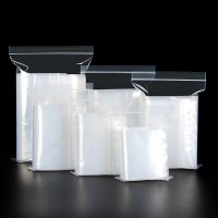 100pcs/pack Small Sealed Plastic Bags Vacuum Storage Bag Resealable Transparent Bag Clear Jewelry Packaging Bag Kitchen Cocina Clamps