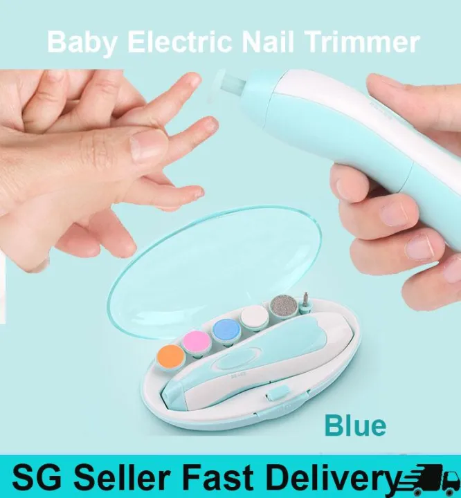 Showell Baby Electric nail trimmer/ 6 in 1 baby Electric Nail Trimmer/Cutter  /Nail Trimmer /Nail Clipper/Singapore/SG/ Infant Nail Clippers/newborn nail  trimmer/safe baby nail trimmer/neonatal care | Lazada Singapore