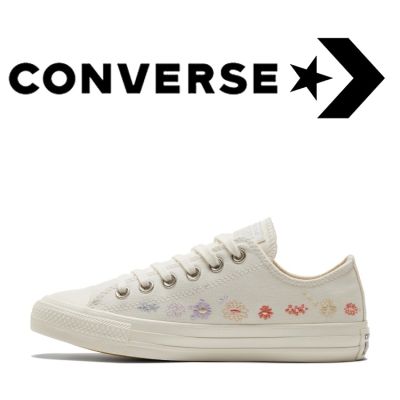 2024 All Star Embroidered floret LOW Classics Original Authentic Canvas Shoes Shoelace Student Sneaker Rubber Sole Unisex