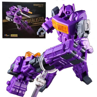 หุ่นประกอบ D.i.y. KBB หุ่นยนต์แปลงร่างเป็น G1 TF Shockwave ของเล่นเด็กตุ๊กตาขยับแขนขาได้สำหรับเด็กผู้ชาย