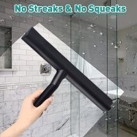 Shower Squeegee Window Glass Silicone Scraper Cleaner Handle Mirror Cleaning Accessories