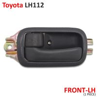 มือเปิดใน มือจับใน มือดึงในประตูหน้า ข้างซ้าย 1 ชิ้น สีเทา สำหรับ Toyota Hiace LH112 YH112 ปี 1989-2004