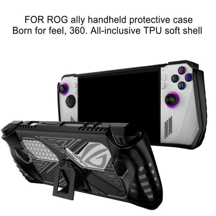 game-console-skin-cover-soft-protective-case-replacement-game-accessories-replacement-with-rack-console-accessories-shell-full-protection-cover-shockproof-home-part-adaptable