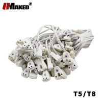 10pcsLot T5 T8 Cables AD Wire Fluorescent Saving Line LED Lighting Tube Kits Lamp Base Fitting Accessories Connector