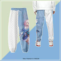 เกม Honkai Star Rail 3D Unisex Joggers Sweatpant เอวยางยืดหลวมกางเกงลำลอง Hip Hop Mens กางเกงเหงื่อชุดคอสเพลย์