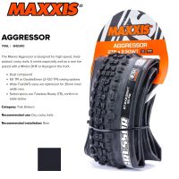 MAXXIS AGGRESSOR ยาง MTB 27.5X2พับได้3/2.5WT 29X2.3 29Er 27.5Er