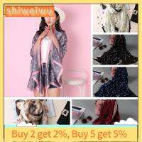 SHIWEIWU2558285 Cashmere Silk Pashmina Women Scarves Knitted Wrap Lady Shawl Flower Printed Neckerchief