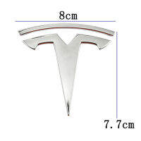 Metal Replacement Sticker For Tesla Model 3 Front Back Trunk Logo Replace Emblem Decals Accessories