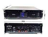 A-ONE เพาเวอร์แอมป์ Professional poweramplifier 800W RMS (8Ohm) เครื่องขยายเสียง รุ่น PA-7000 ---pphdd