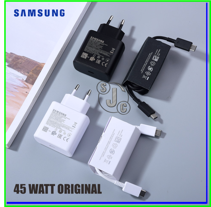 Charger Super Fast Charging Samsung 45 Watt ORIGINAL 100 USB C to C