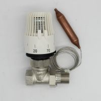 【CW】 Energy saving 30-70 degree control Floor heating system thermostatic radiator valve M30x1.5 Remote controlle 2way Straight valve