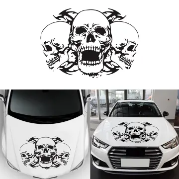 Skull Decal Stickers Truck Decal Car Decal Boat Decal Skull Vinyl Accessory  Skull Head Decal Large Skull Decal Hood Decal 