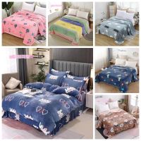 Queen Size Cartoon Selimut Velvet Soft Blanket Lembut Selimut Bedroom