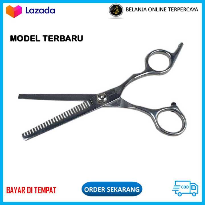 Gunting Sasak Rambut Full Stainless Steel Lazada Indonesia 