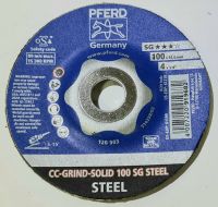 PFERD แผ่นเจียรเหล็กแบบเร็ว ตรา ม้าลอดห่วง CC-GRIND-SOLID SG STEEL PFERD  !!!CLEARANCE SALEs!!!