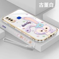 ❣ OPPO A1K F7 F5 Reno 5 Pro 5G Reno 7 4G Reno 2 Reno Z Reno ขอบตรง 90 °เคสคู่การ์ตูนไฟฟ้าชุบ