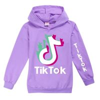 Tik-Toks เสื้อสเวตเตอร์มีฮู้ดแขนยาว,เสื้อสเวตเตอร์มีฮู้ดสำหรับเด็กผู้ชายเด็กผู้หญิงเสื้อกันหนาวลำลองกีฬาเสื้อสวมหัว473X