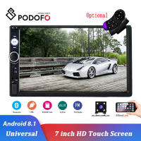 Podofo 2 Din Android 9.1 Car Radio 7" Bluetooth Stereo Multimedia Player Autoradio Touch Screen Auto Radio For Universal