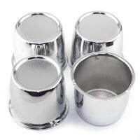 4pcs 67mm Push Through Center Caps For 2.64" Hub Cover Bore Truck Or Trailer Wheels Hubcap Height 2.4"