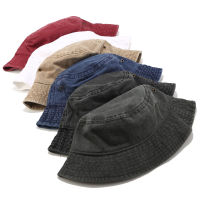 [hot]2022 New Fisherman Hat Vintage Denim Bucket Hats Outdoor Men Women Washed Cotton Panama Hat Fashion Hip Hop Gorros Bob Hat