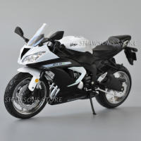 โมเดลรถมอเตอร์ไซค์ของเล่น 1:12 Scale Diecast Motorcycle Model Toys Kawasaki Ninja ZX-6R Sport Bike Collectable