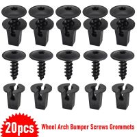 20pcs For VW Golf Audi Seat Skoda Grille Bumper Skirt Screw Bolt Wheel Arch Lining Splashguard Clip Secure the screw base buckle