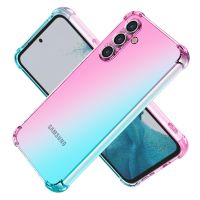 Case for Samsung Galaxy A14 A24 A43 A54 Clear Cute Gradient Slim Anti Scratch Flexible TPU Shockproof Phone Cover Galaxy A24 4G