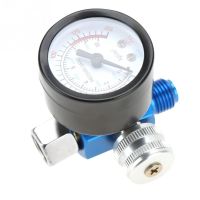 G1/4inch Spray Gun Regulator Air Pressure Regulator Spray Paint Adjustable Gauge Tool Accessory Thread Port Car Auto Repair