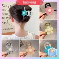 LIAOYING 2Pcs พลาสติกทำจากพลาสติก คลิปปลาฉลาม ดอกไม้ประดับดอกไม้ สีลูกอมสี เครื่องประดับผมประดับ แฟชั่นสำหรับผู้หญิง แถบคาดศีรษะยืดหยุ่น สำหรับผู้หญิง