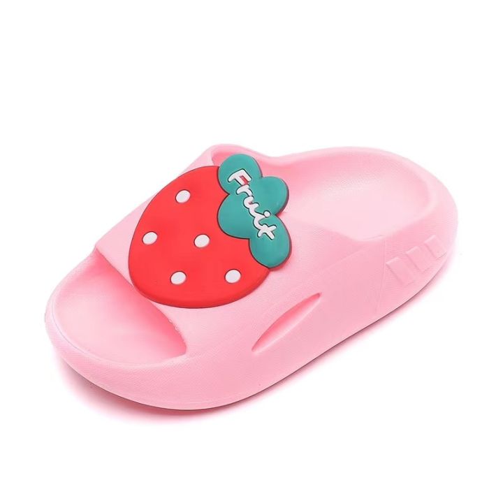 Vofox Fruits Design hole shoes boy&girl slippers baby cartoon cute bath ...