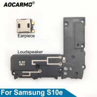 ลําโพงด้านล่าง Aocarmo สําหรับ Samsung Galaxy S10e G970 ลําโพงหูฟังด้านบน Flex Cable อะไหล่ทดแทน