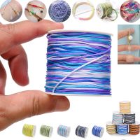 45m/Roll 0.8mm Colored Nylon Thread Rope Gradient Cord Line Chines Knot Bracelet Braided String For DIY Jewelry Accessorie Line