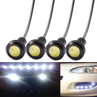 4pcs DC 12V Eagle Eye car home Led Daytime Running Lights Backup Auto Motor Parking Signal Lamps Waterproof night lights Bulbs Work Safety Lights