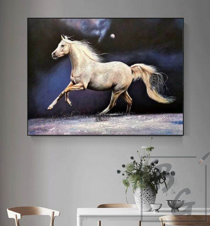 large horse pictures framed