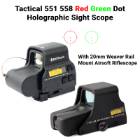 【ส่งของจากประเทศไทย】BEATY ยุทธวิธี 551 552 558 Red Dot Sight 3X แว่นขยายขอบเขตสถานที่ท่องเที่ยวสำหรับ 20mm Rail Mount พร้อมแบตเตอรี่