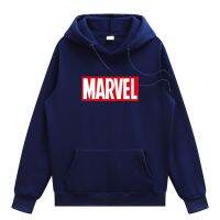 2023 new การ์ตูนอะนิเมะ MARVEL Hoodie เสื้อสเวตเตอร์แขนยาวลำลอง Street Hip Hop เสื้อสวมหัวผู้ชาย Unisex